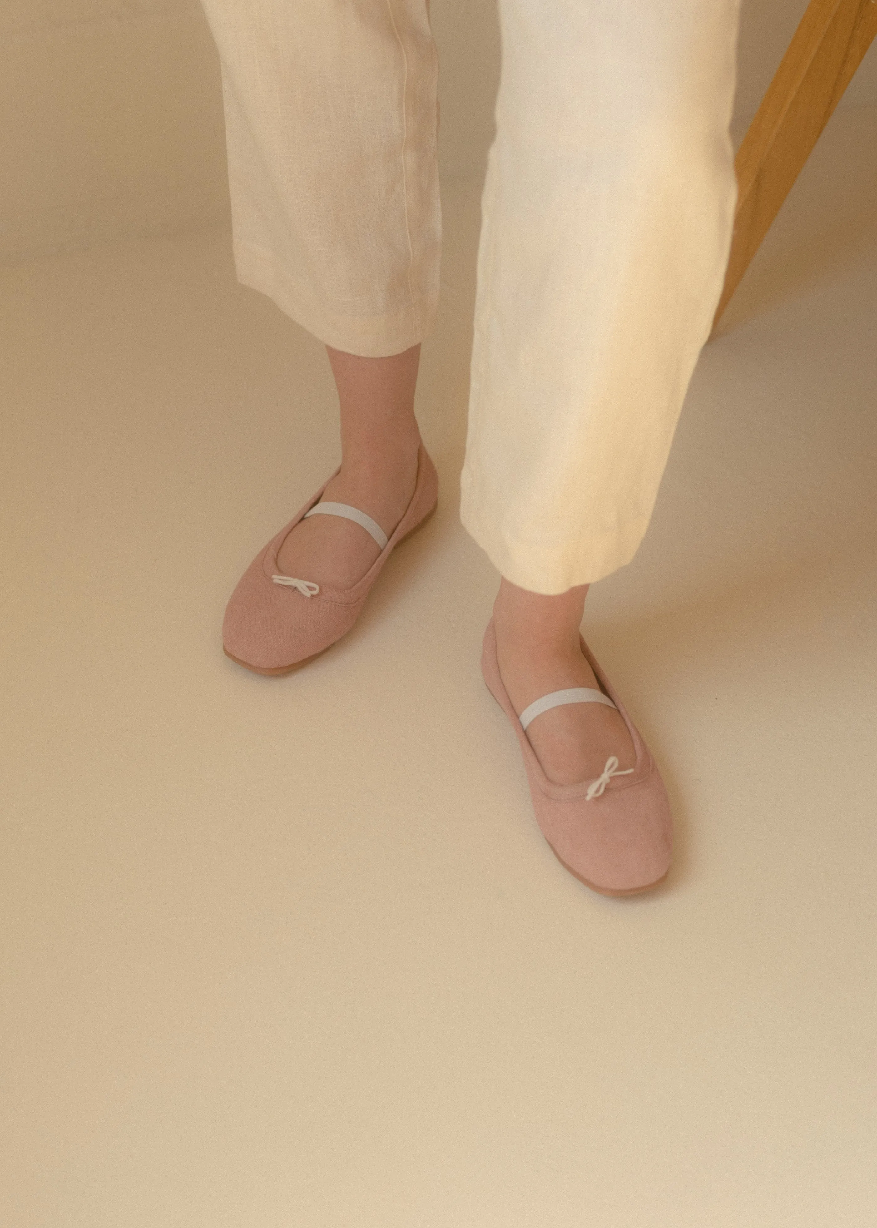 Ballet Flat | Pale Pink | Flaw | Size 7   9