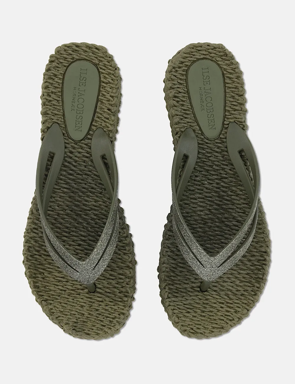 Flip Flop Kaki Plataforma