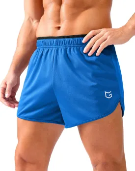 G Gradual Running Shorts for Men 3.5 inch Lightweight Breathable Gym Shorts with Brief Liner Athletic Training Workout Sport