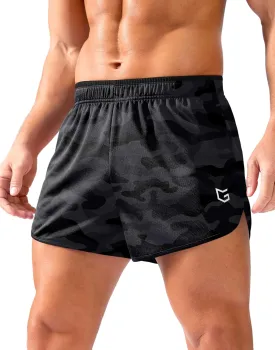 G Gradual Running Shorts for Men 3.5 inch Lightweight Breathable Gym Shorts with Brief Liner Athletic Training Workout Sport