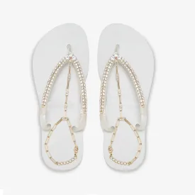 Golden Girl Flip Flops
