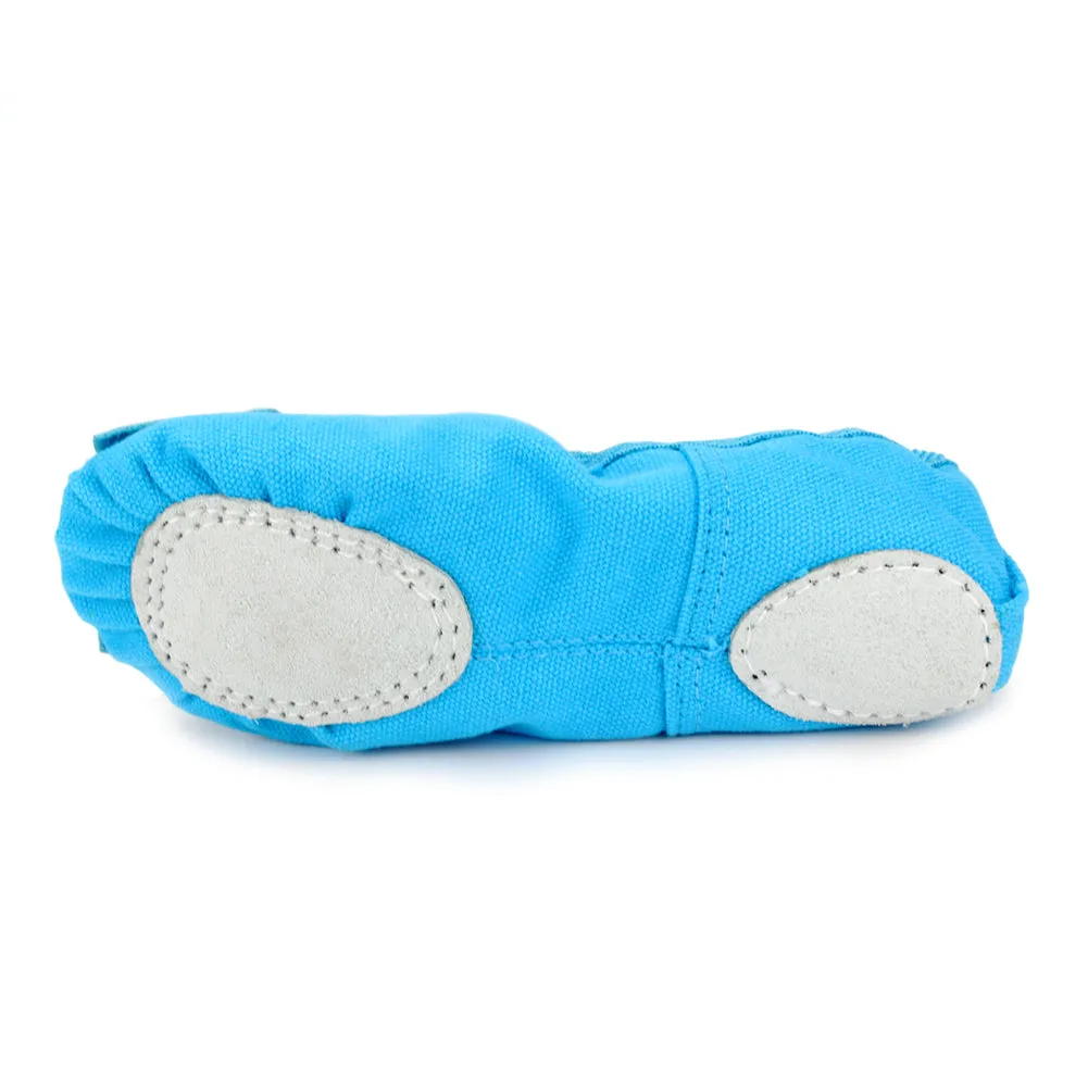 Kid Girl's Canvas Bowknot Dance Ballet Flat