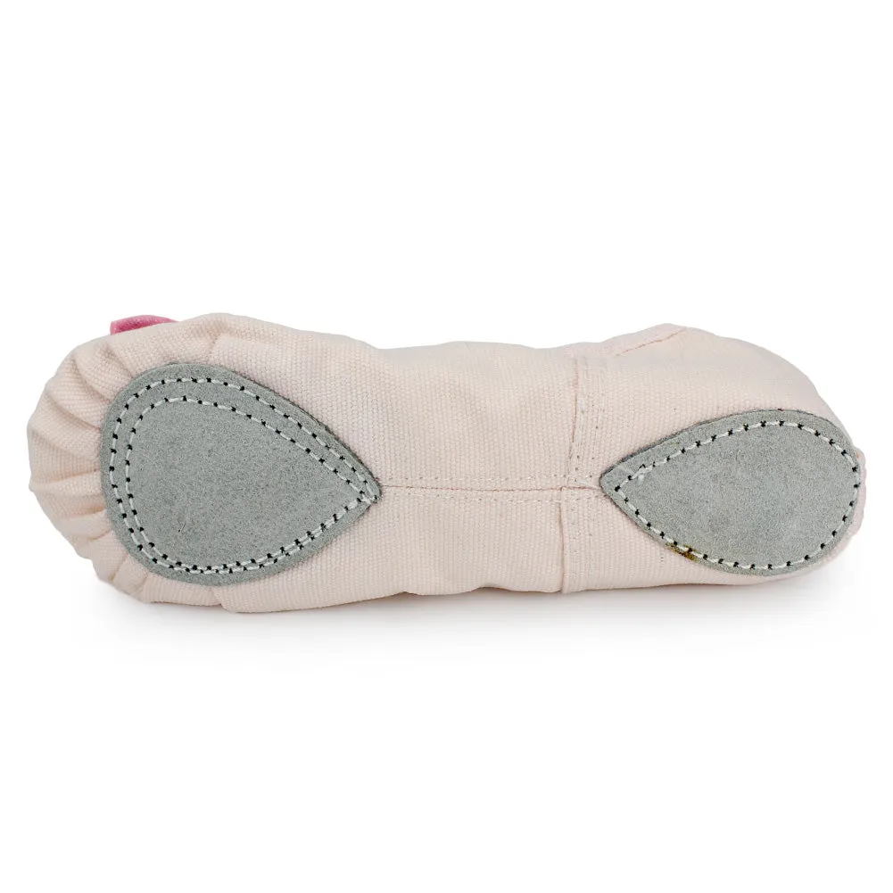 Kid Girl's Canvas Bowknot Dance Ballet Flat