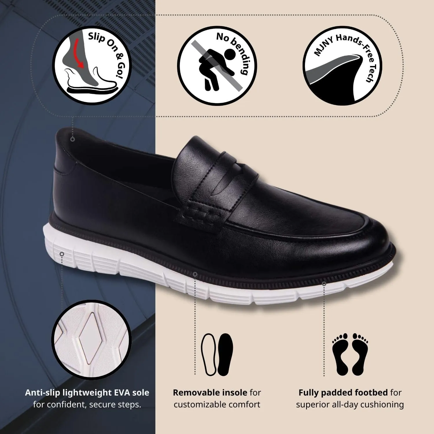 Marc Joseph New York Men's Empire Street (Hands Free Technology) Loafer