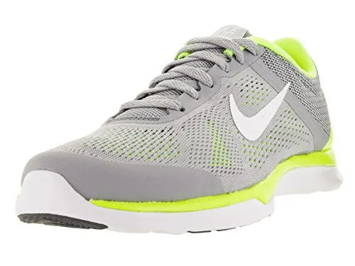 NIKE WOMENS IN-SEASON TR 5 WOLF GREY/WHITE/VOLT/PR PLTNM TRAINING SHOE (9)