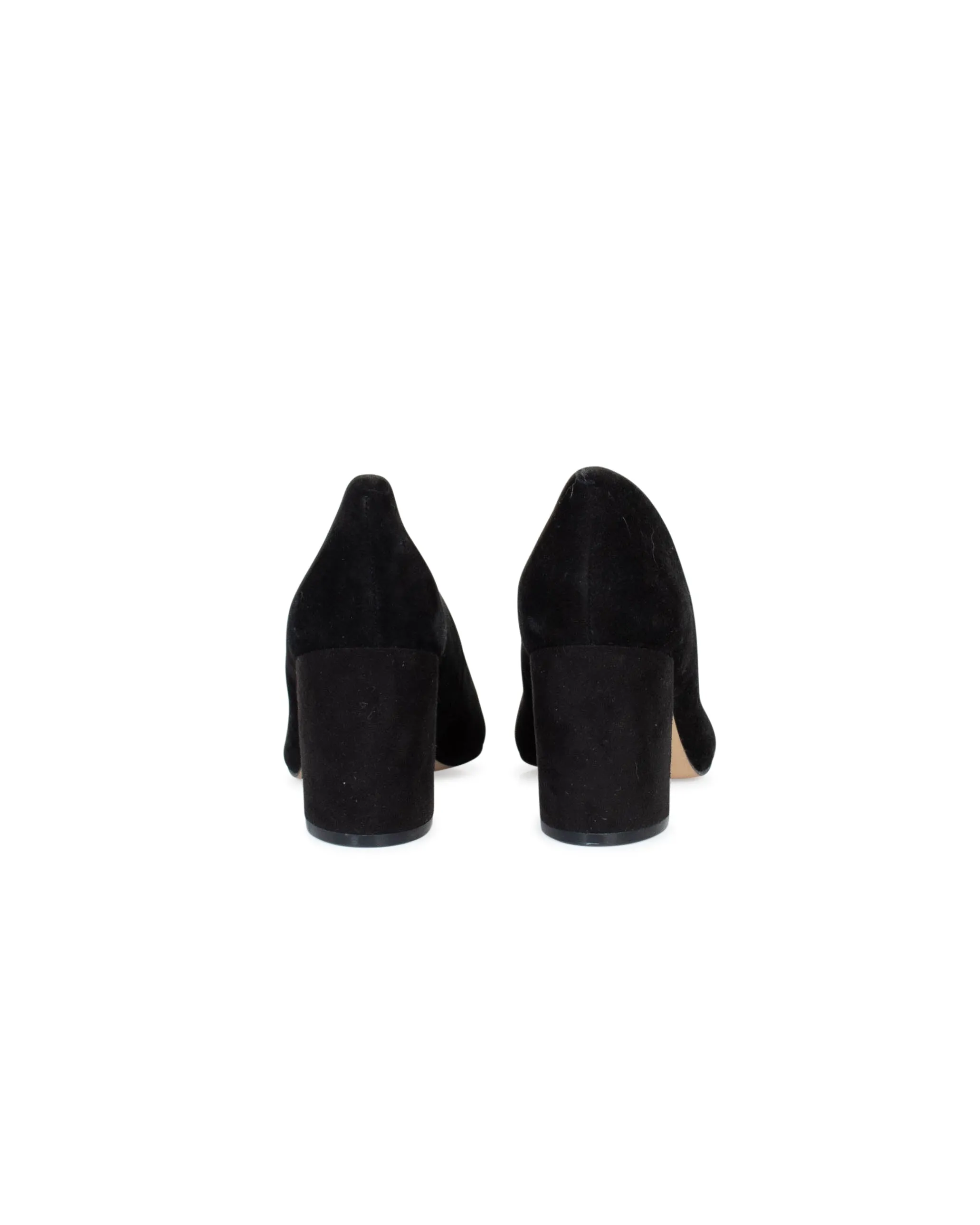 Pointed Toe Suede Heels