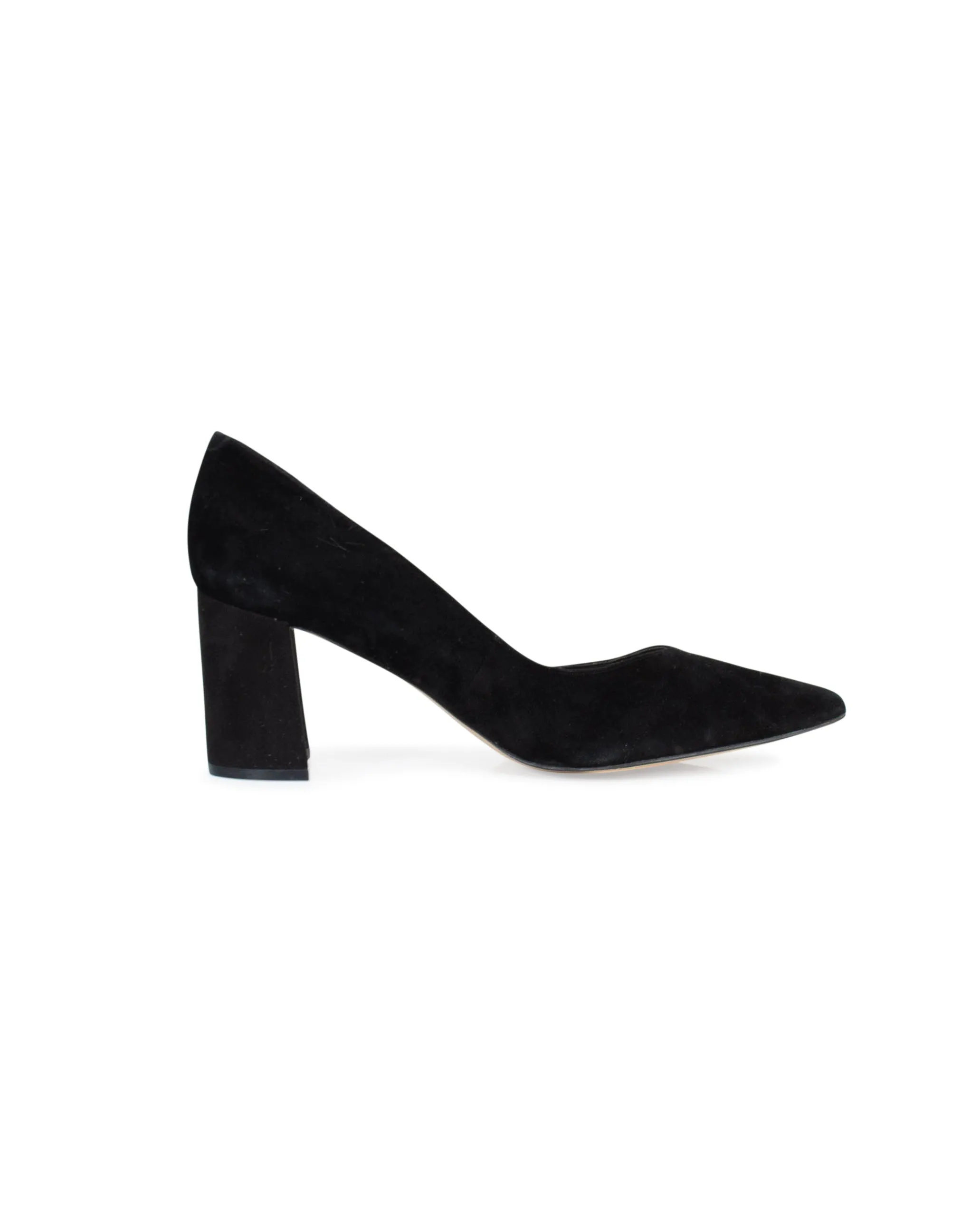 Pointed Toe Suede Heels