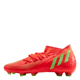 Predator Edge.3 Firm Ground Boots Solar Red / Team Solar Green / Core Black