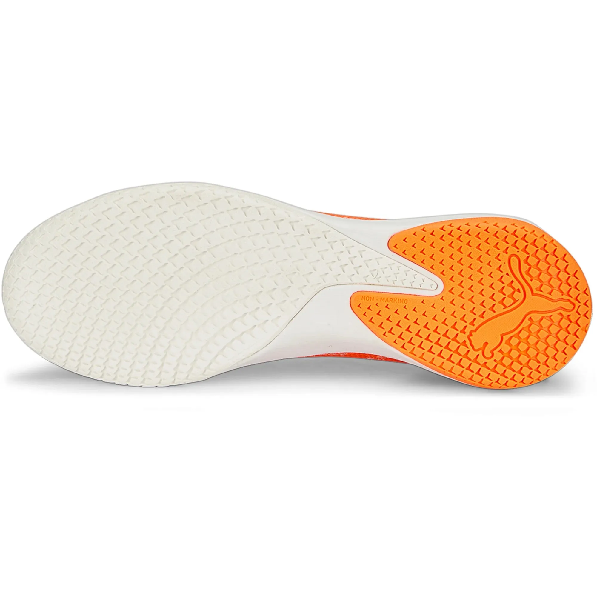 Puma Ultra Match IT Indoor Soccer Shoes - Orange/White/Blue