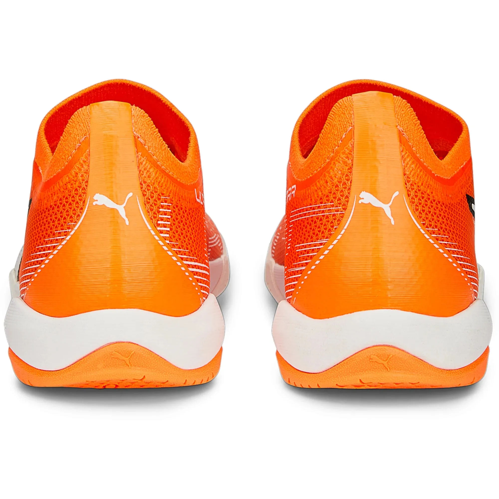 Puma Ultra Match IT Indoor Soccer Shoes - Orange/White/Blue