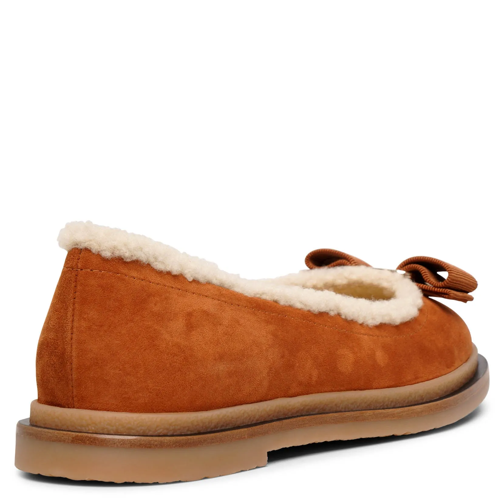Varina winter tan ballet flats