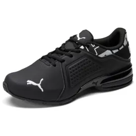Viz Runner Repeat Mens Running Sneakers Puma Black-Puma White, 12