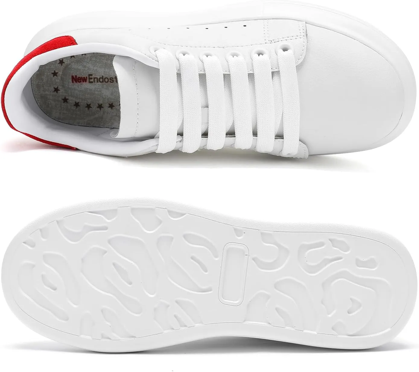 Women's Fashion Sneakers,Vibration Height Increase Shoes Lightweight Comfortable Casual Skateboarding Walking Shoes